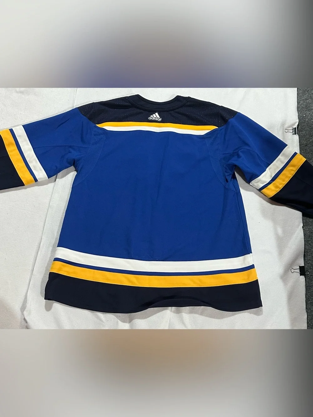 St Louis Blues Adidas Aeroready NHL Hockey Jersey Size 60 Blank Blue